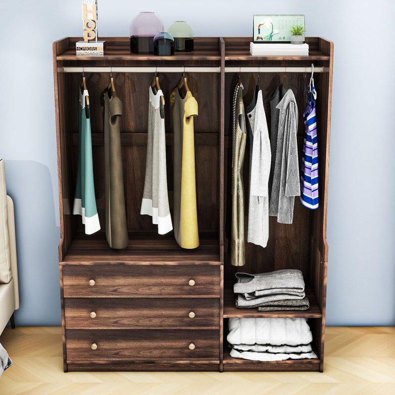 Freestanding double wardrobe discount